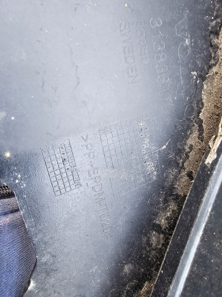 фото №8, Спойлер dół бампера бампер volvo xc90 ii 15-19 перед r-design r