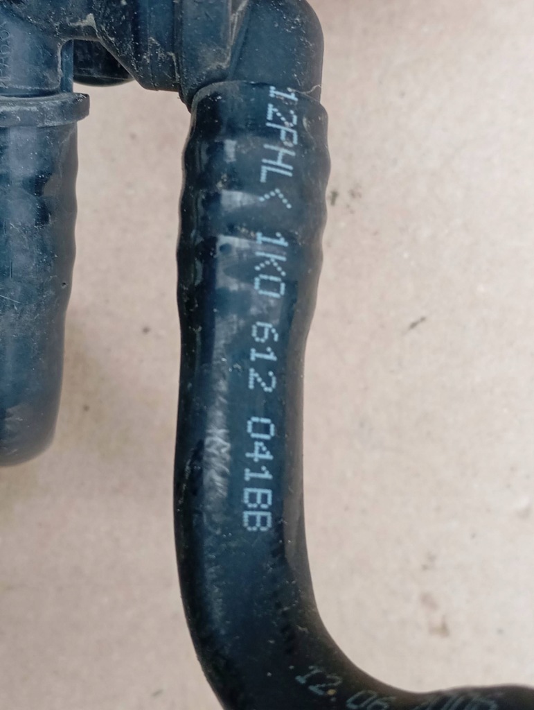 Купити Шланг вакууму підсилювач гальм volkswagen golf plus 1k0612041bb