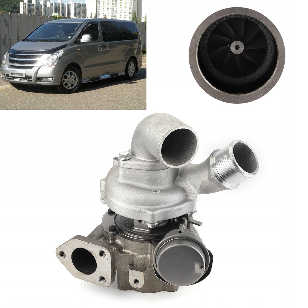 фото №13, Турбонагнетатель 28231-4a700 запчасти запасные совместимый do hyundai starex 170hp