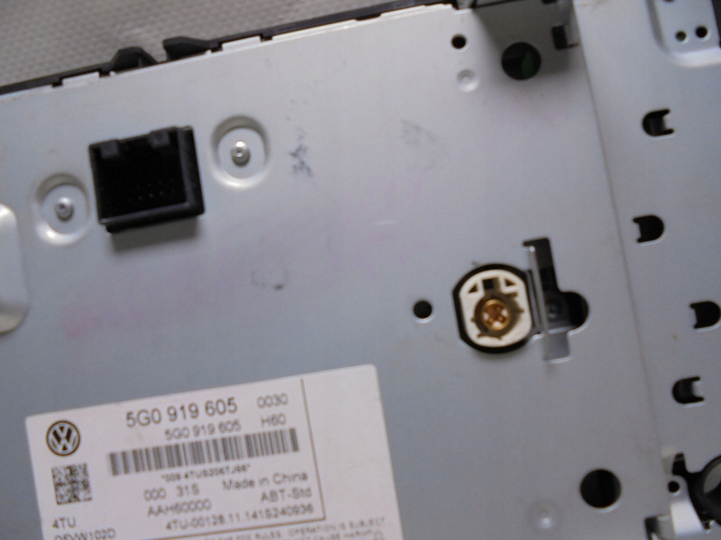 фото №7, Дисплей экран радио vw volkswagen golf vii 5g0919605