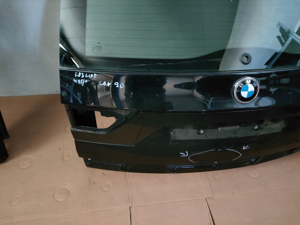 фото №4, Bmw x3 e83 lift крышка багажника black sapphire