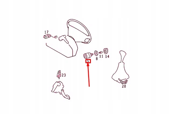 Купити Mercedes-benz e w124 перемикач поворотний світла a0005456204