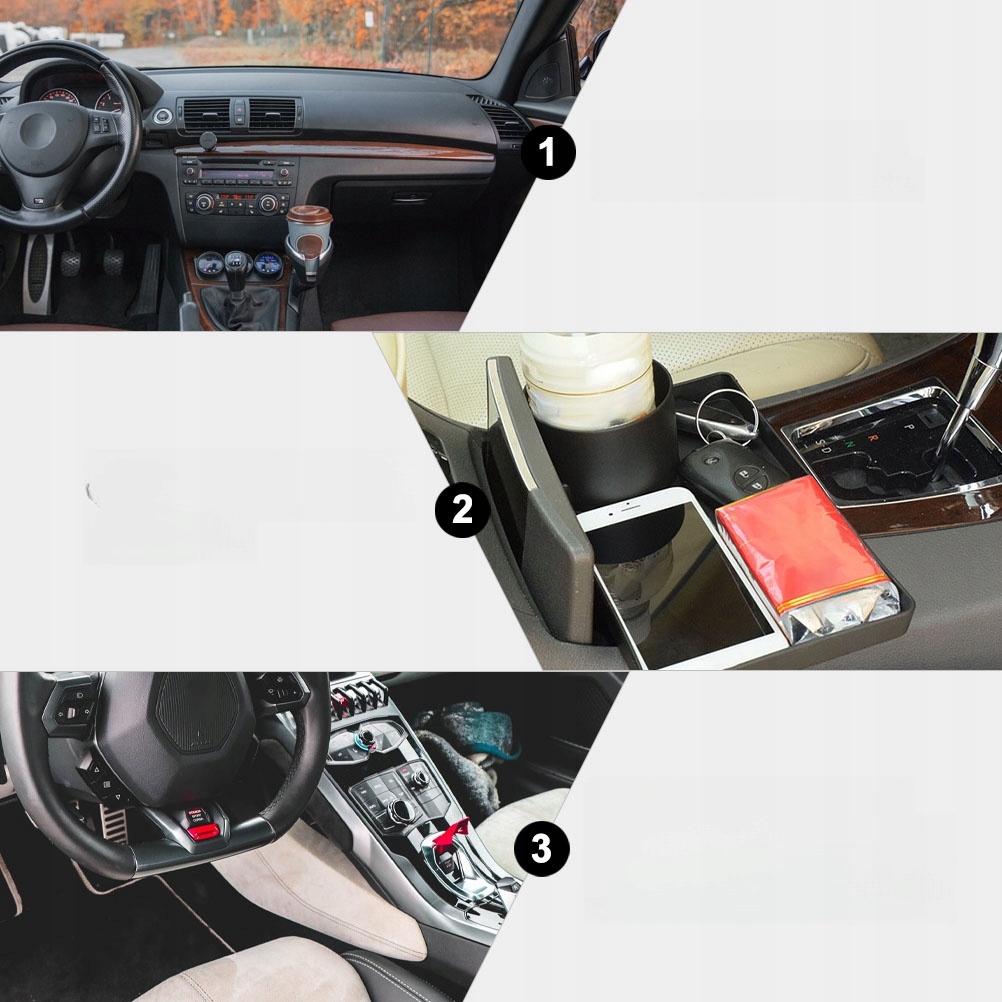 фото №7, Кронштейн na чашка do автомобіля, телефон komórkowy, бардачок