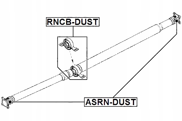 фото №3, Опора вала приводного renault duster 2011- febest