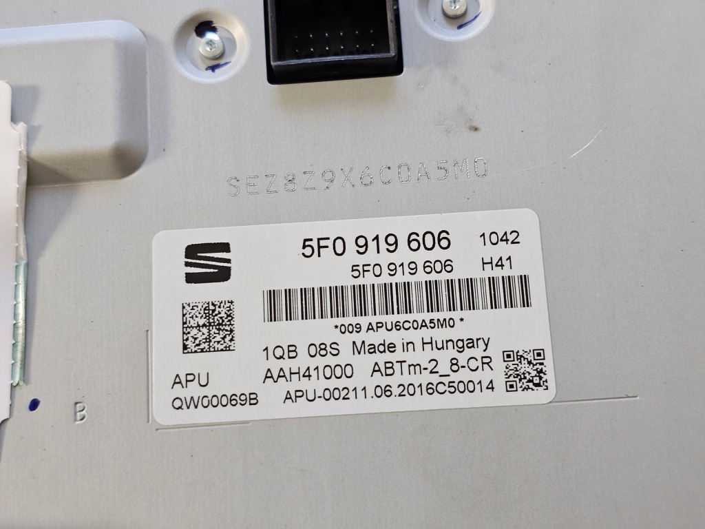 фото №4, Дисплей экран монитор радио seat leon iii navi 5f0919606
