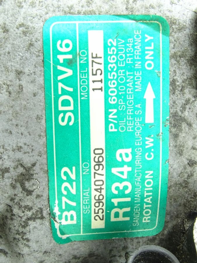 фото №7, Fiat brava bravo 1.8 16v gt компрессор кондиционера 1157f