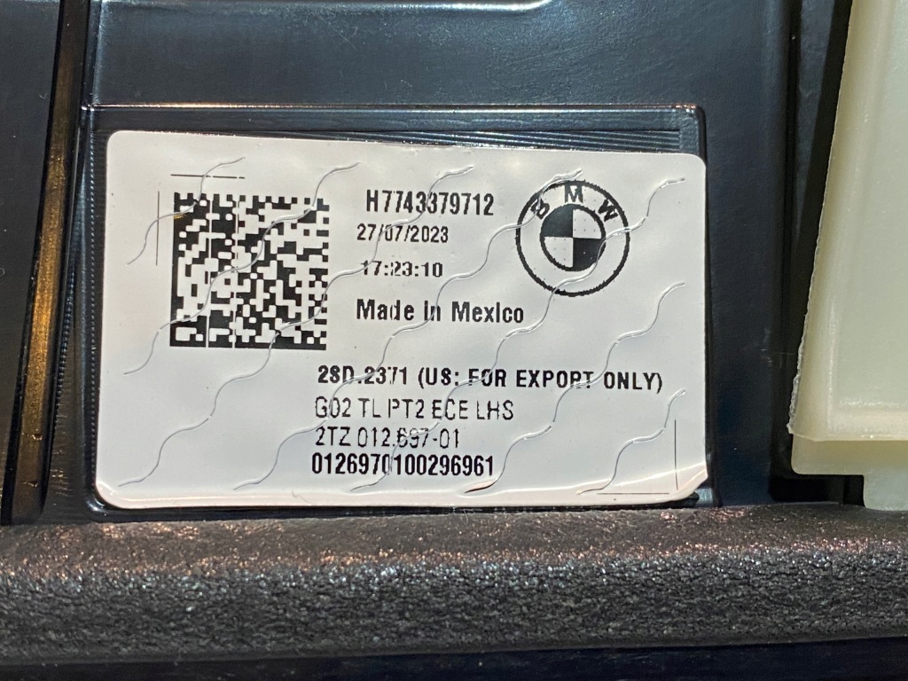 фото №13, Bmw x4 g02 x4m f98 lci лампи задня комплект europa