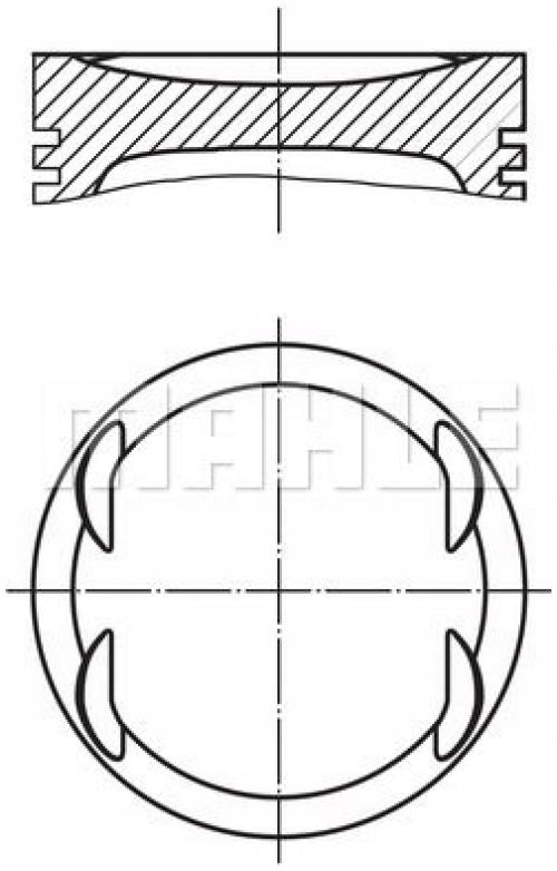 фото №2, Mahle 007 pi 00153 000 поршень