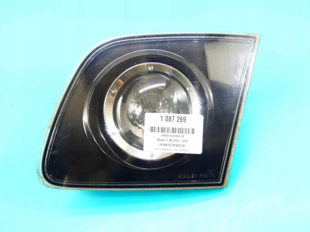 фото №1, Лампа задня права кришки mazda 3 i bk sedan eu