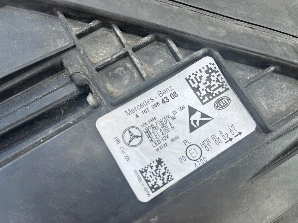 фото №11, Лампа левая перед mercedes gle w167 167 high performance a1679064308