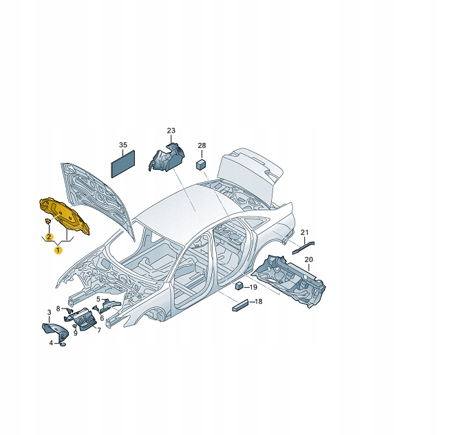 фото №6, Шумоизоляция шумоизоляция капот 4g0863825 audi a6