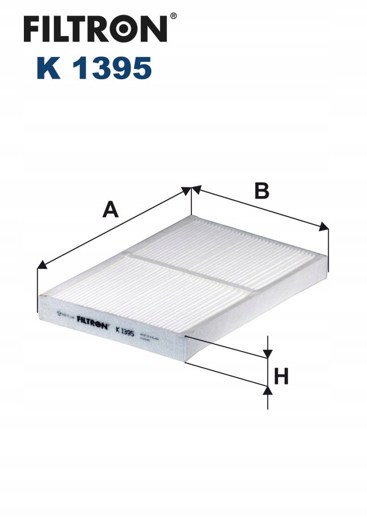 Фильтр кабины renault trucks 13- k 1395 Цена