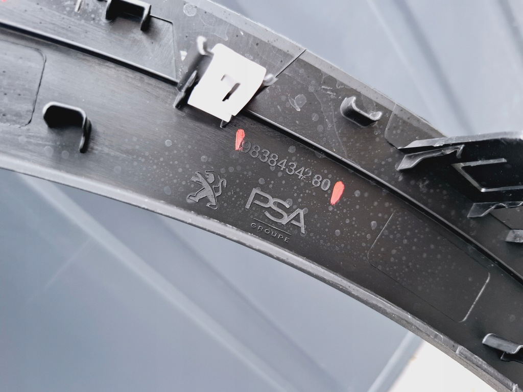фото №8, Молдинг накладка крила лівий перед peugeot 408 #8252