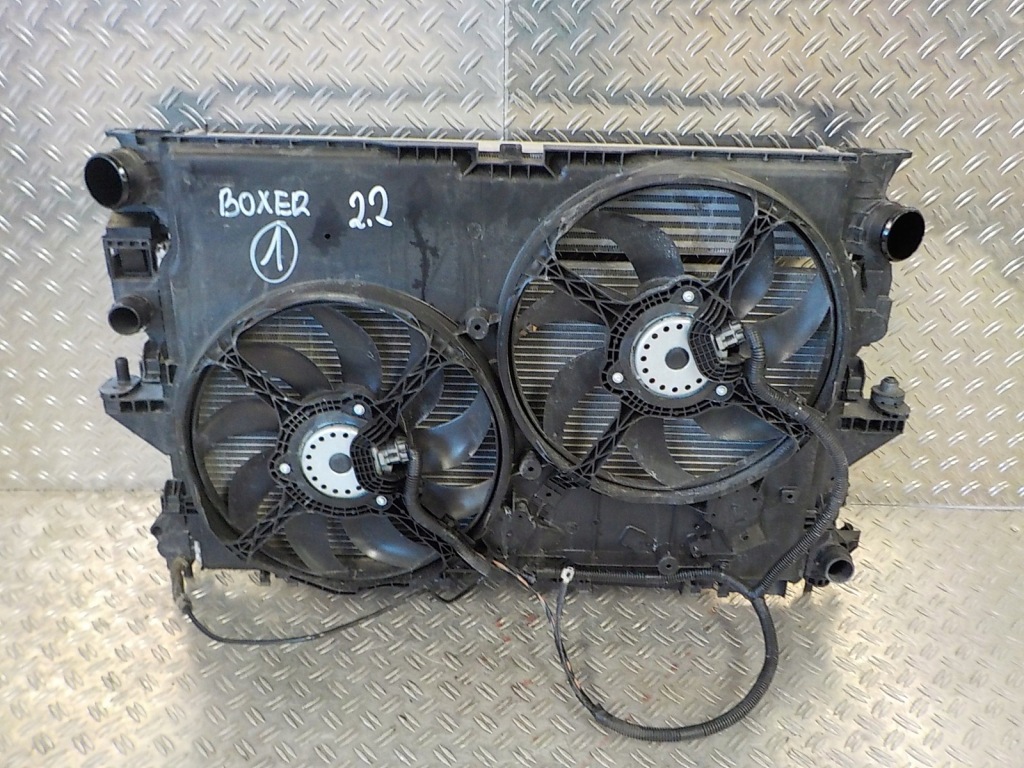 фото №1, Jumper boxer 18-21 2.2 комплект радіатор