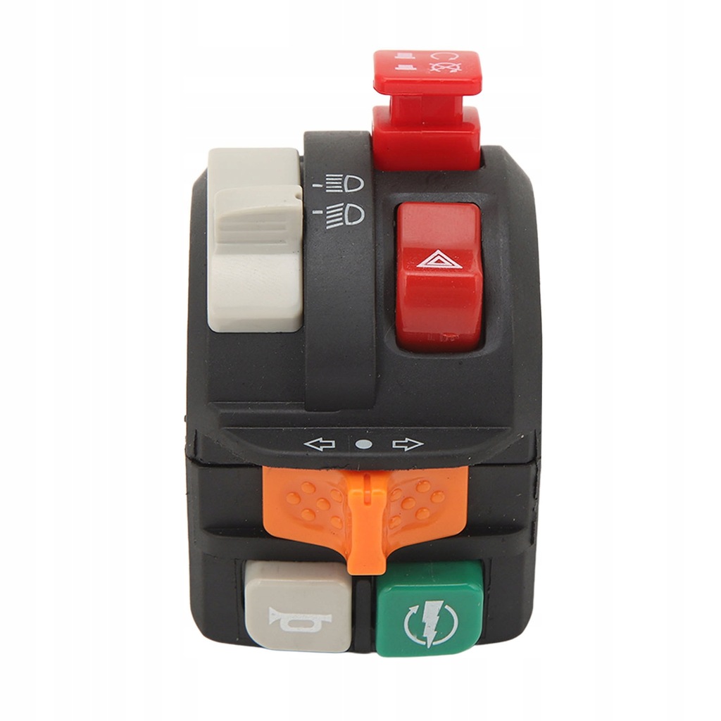 фото №8, Перемикач na кермо motocykla 7/8 cala 22mm 7-funkcyjny перемикач