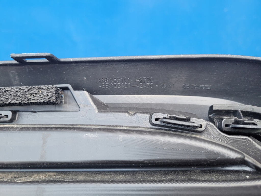 фото №15, Toyota bz4x 22- 2022- накладка бампера решітка спойлер 53101-42390