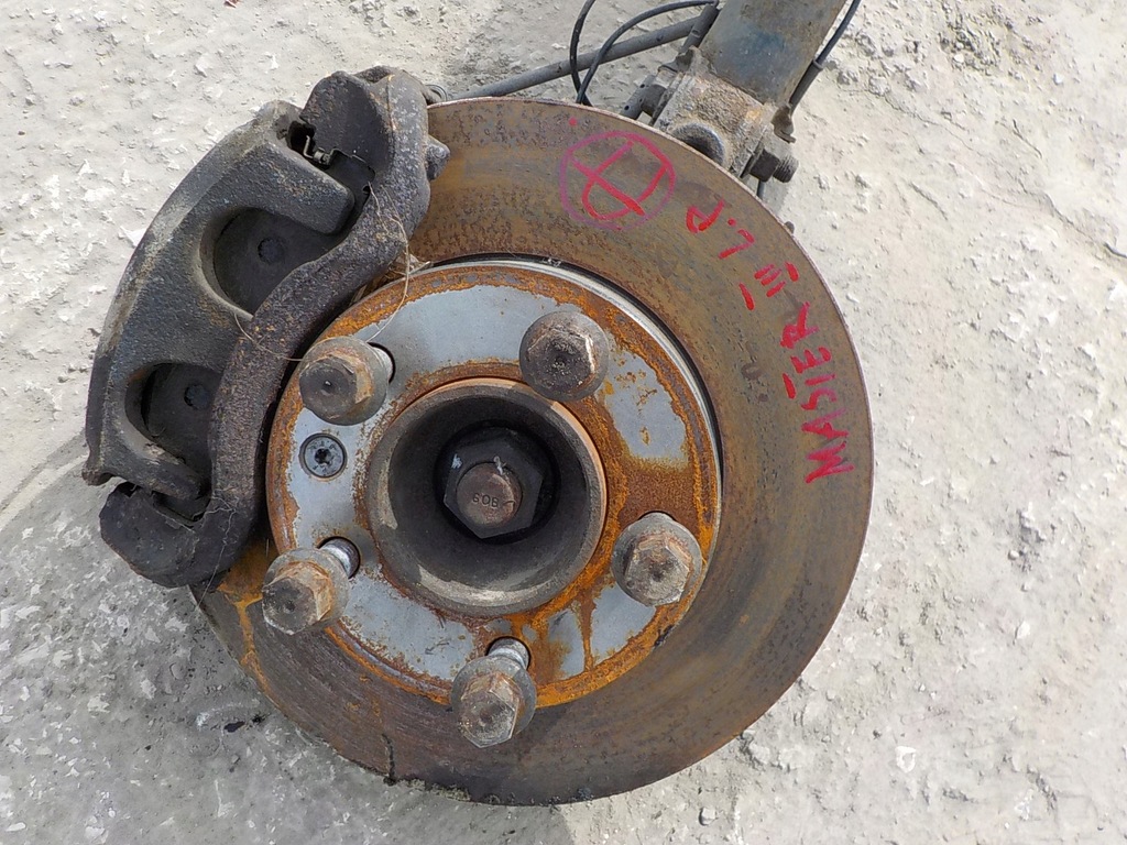 фото №2, Амортизационная стойка поворотный кулак левая master iii 2.3 dci rwd