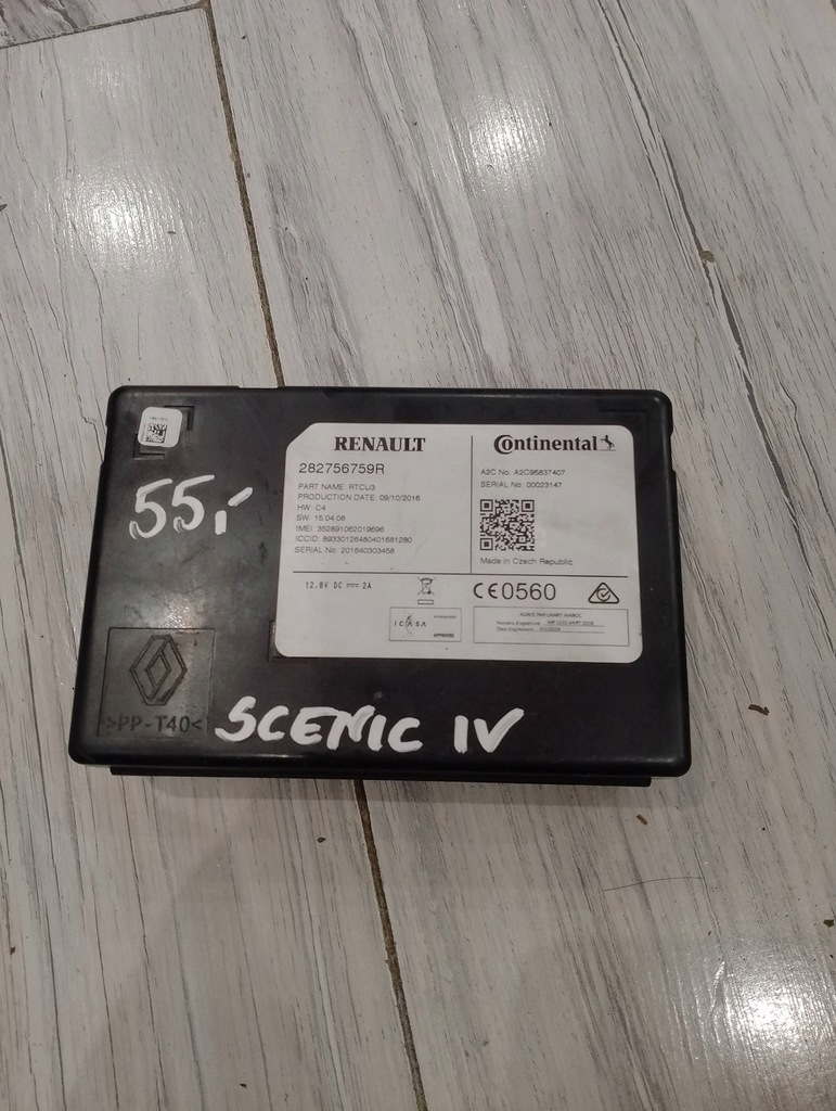 фото №1, Модуль навигации renault scenic iv 282756759r
