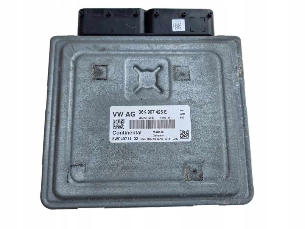 фото №1, Vw golf 7 vii r 2.0 tsi бортовой компьютер блок управления двигателя 2017r