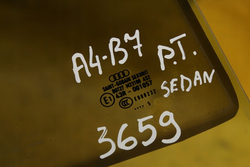 фото №6, Стекло дверь правый задняя a4 b7 sedan