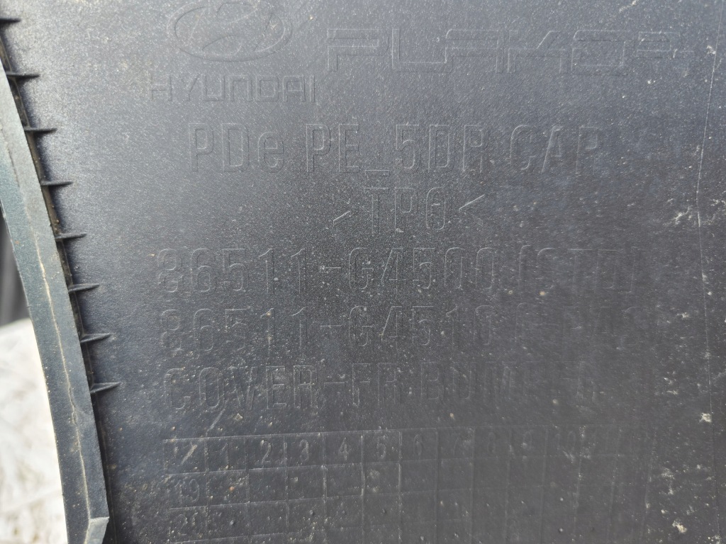 фото №9, Hyundai i30 iii lift бампер перед передний 86511-g4500