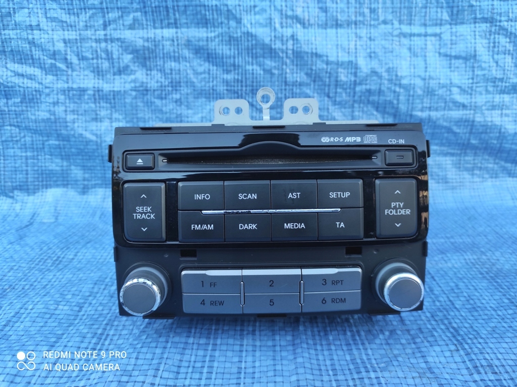 фото №1, Радио cd mp3 hyundai i20 lift 2012-2015