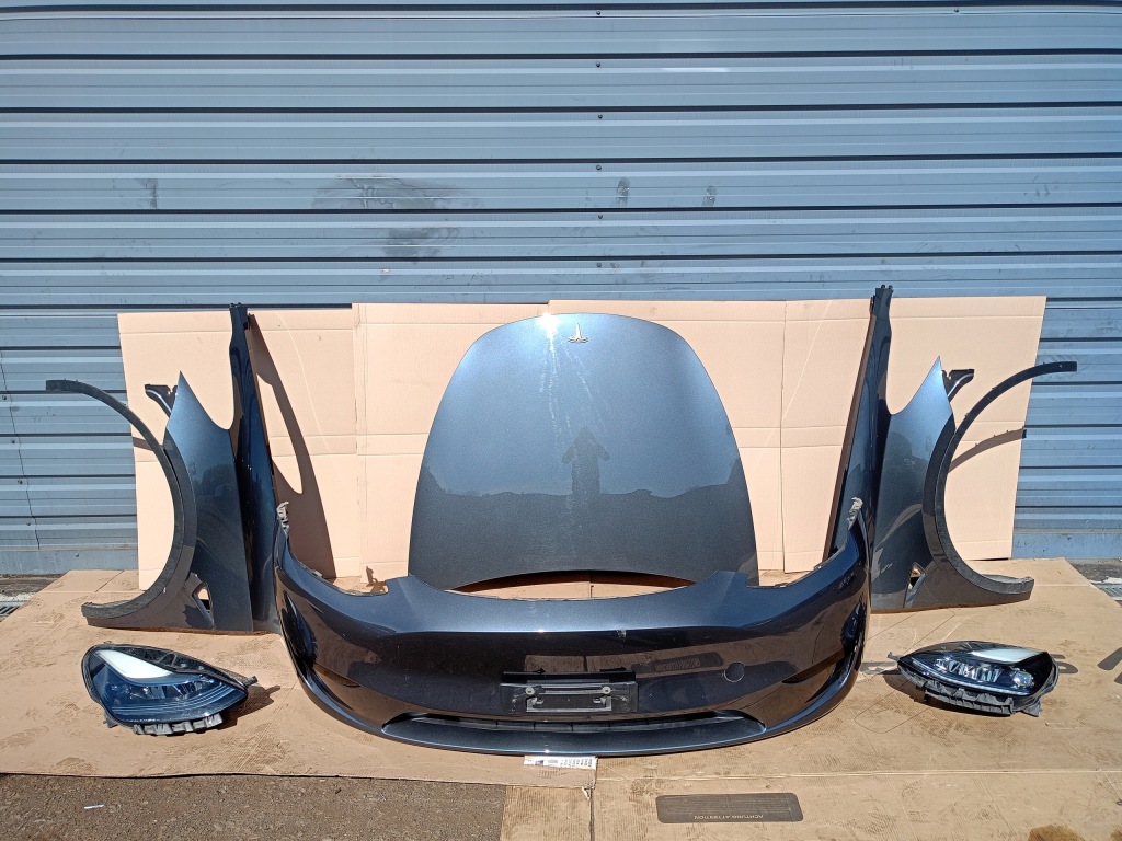 Купить Перед бампер капот крыло  фары tesla model y 23r