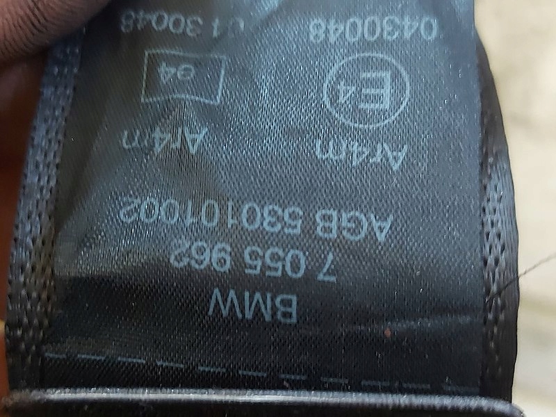 фото №7, Pas безпеки правий задня задній 7055962 mini r50, r52, r53 cooper one