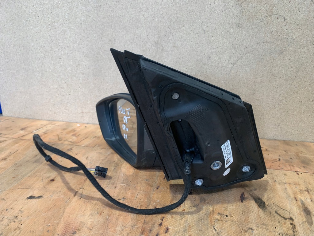 фото №7, Vw polo v 6r левая зеркало 6 pin серые