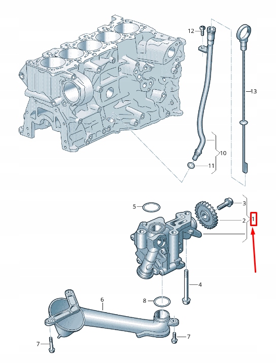 фото №2, Audi rs3 двигун oil насос 07k115105aq