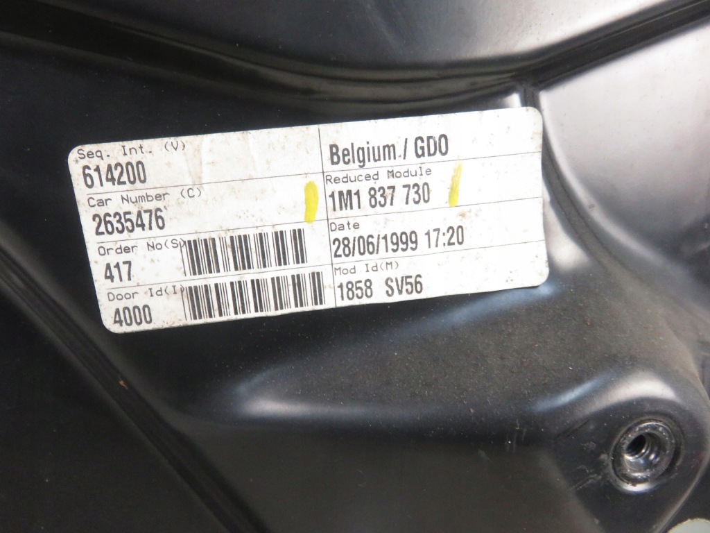 фото №6, Підйомник скло правий передній seat toledo ii 1m1837730