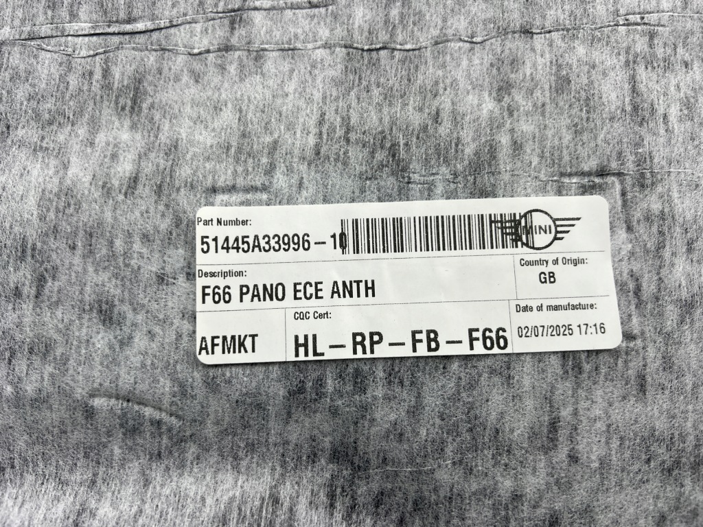 фото №6, Mini f66 стеля стеля панорама czarna оригінал n 24-