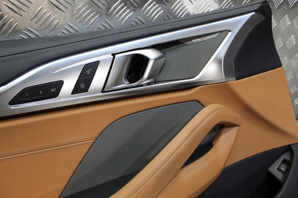 фото №11, Bmw 8 g14 g15 обшивка двері лівий правий перед задня шкіра merino cognac harman