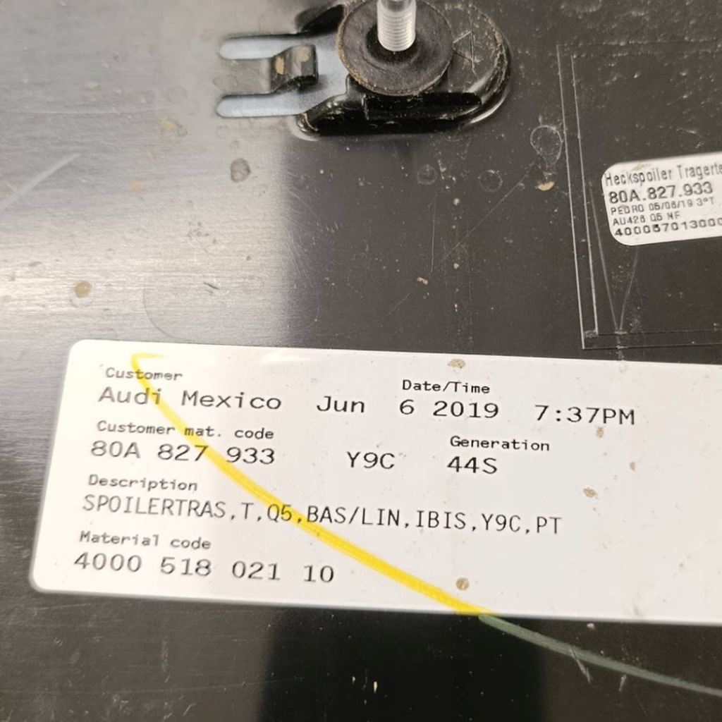 фото №6, Audi q5 sq5 2020 з задній спойлери