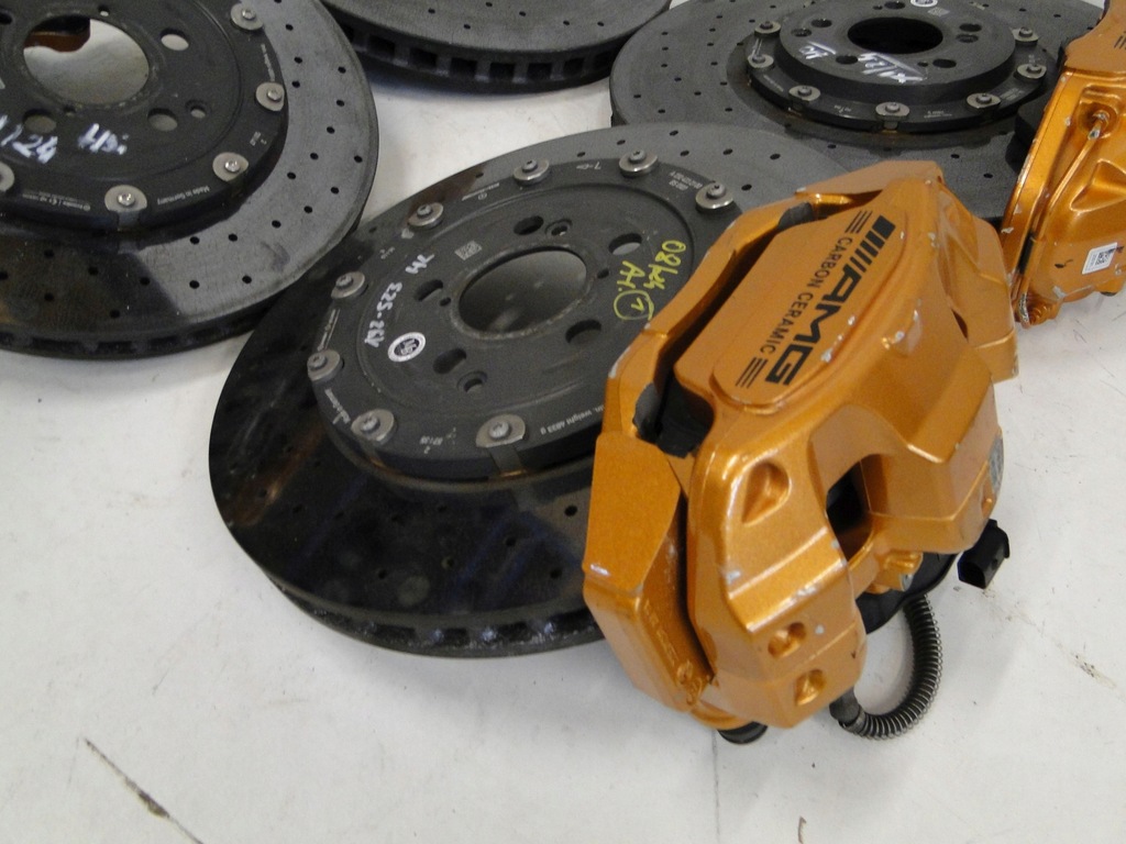 фото №6, Mercedes sl 232 r232 тормозные диски тормозные суппорты комплект карбон керамический 63 amg