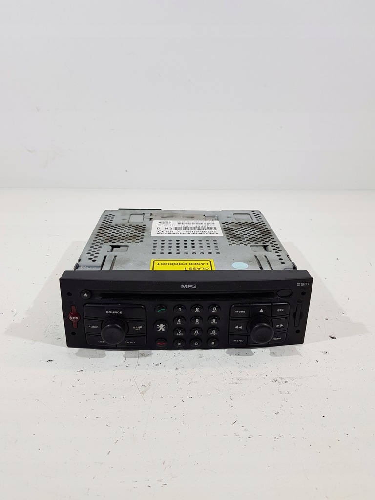 фото №1, Радіо cd mp3 peugeot 307 206 96611439xt