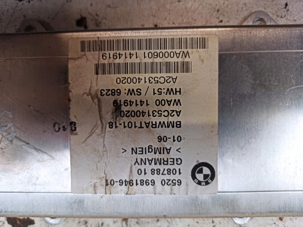фото №4, Bmw 7 e65 блок керування модуль тюнер радіо 6981946