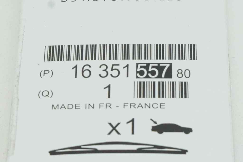 фото №8, Peugeot 3008 задня двірник скло 280mm nowa оригінальна 1635155780