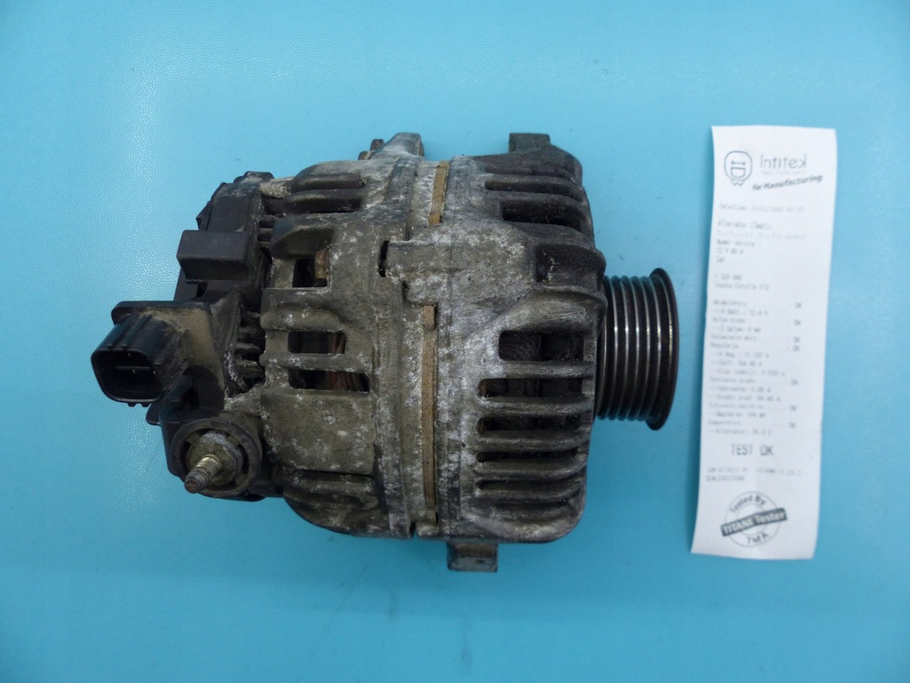 фото №1, Test генератор toyota corolla e12 1.6 vvti