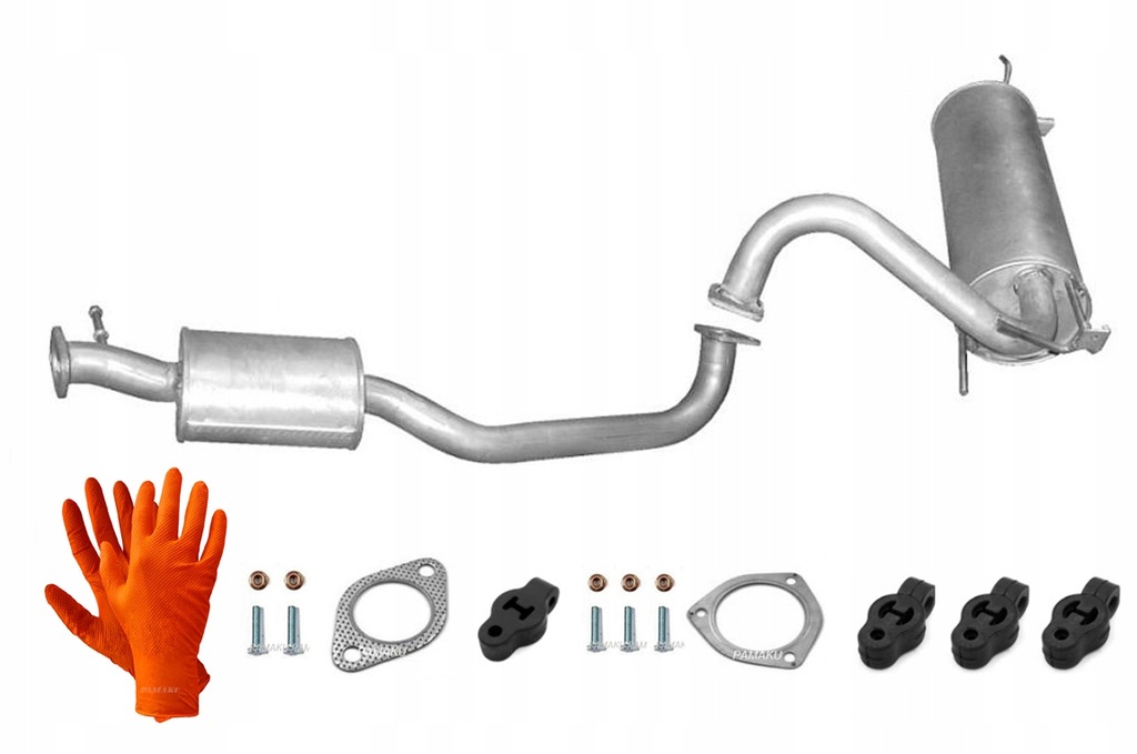 фото №9, Mitsubishi pajero pinin 1.8i gdi 16v 1999-2006 swb гасник середній кінцевий