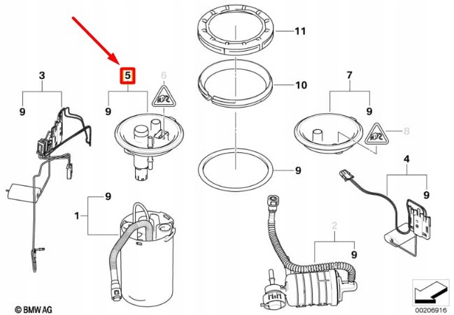 Купить Bmw оригинал 16116766166