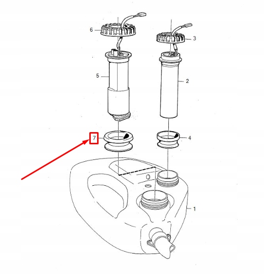 Купить Volvo c70 mk1 уплотнительное кольцо насоса топлива 9447141 оригинальный