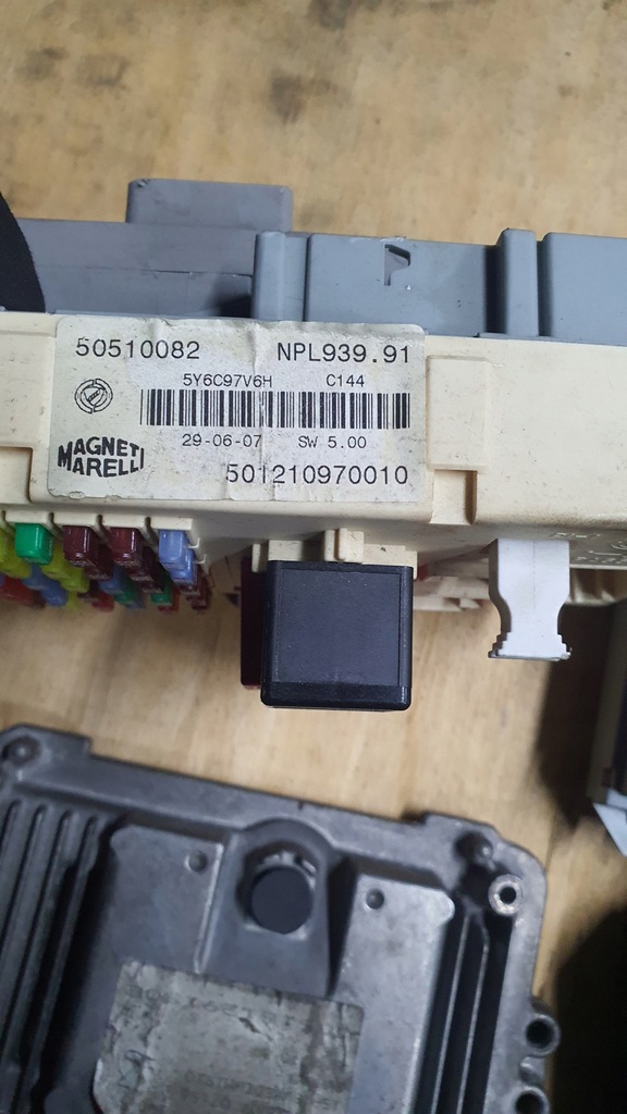 фото №8, Набір бортовий комп'ютер двигуна alfa romeo 159 1.9 8v jtdm