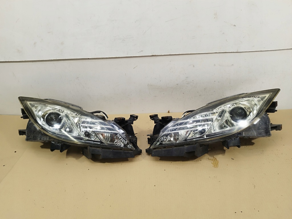 фото №1, Лампа правая + левая перед передняя mazda 6 gh lata 2008-2010 angielska