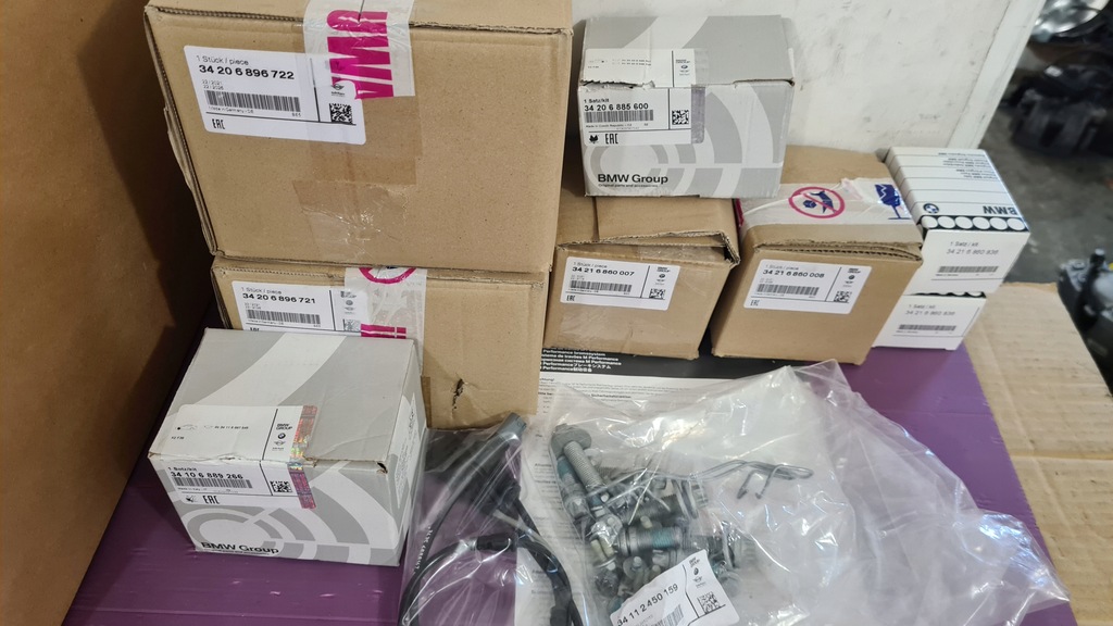 фото №8, Супорти brembo 360mm гальмівні диски гальмівні колодки bmw 1 f40 f44