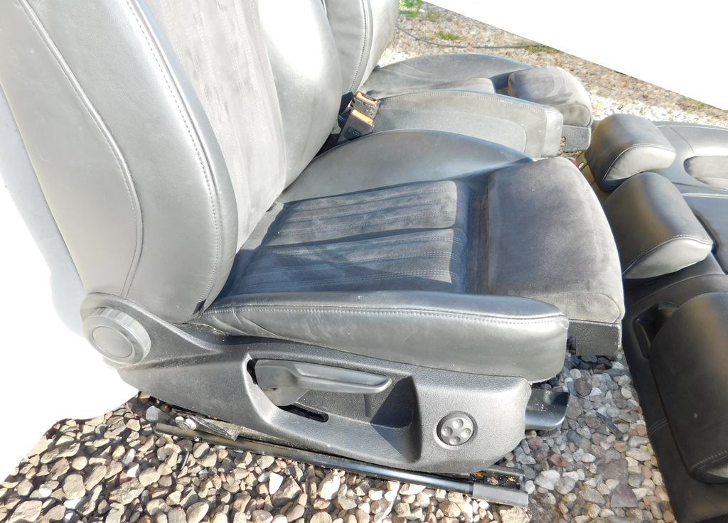 фото №11, Audi a6 c7 sedan сидіння заднє сидіння alcantara підігрів сидіння лівий права спинка