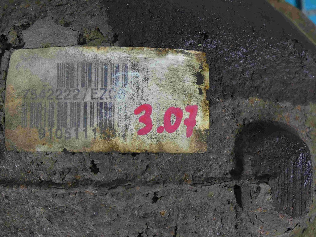 фото №8, Міст задній диференціал задня bmw x3 e83 2.0d 7542222, 3,07