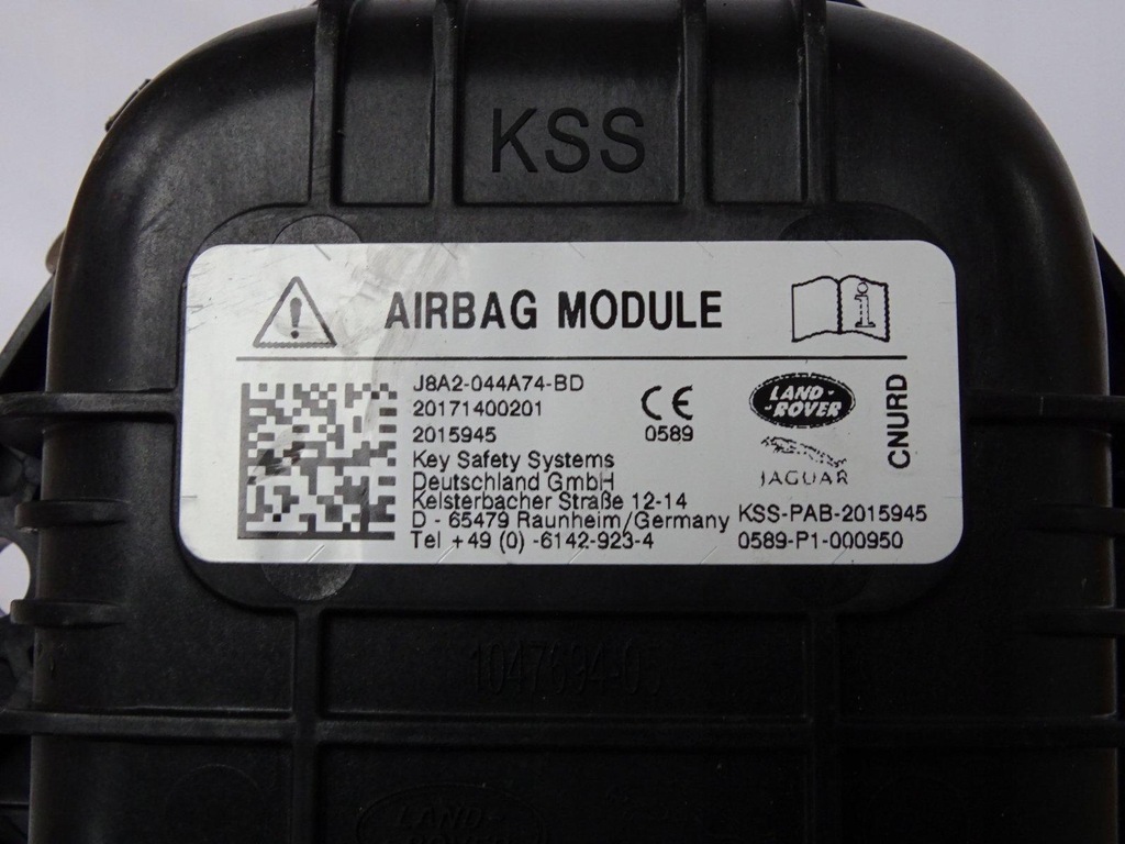 фото №3, Подушка безопасности подушка пассажира j8a2044a74bd range velar
