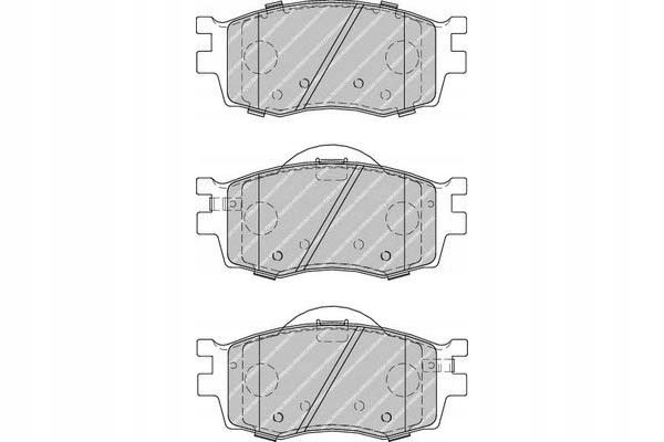 фото №1, Ferodo гальмівні колодки гальмівні hyundai accent iii i20 kia