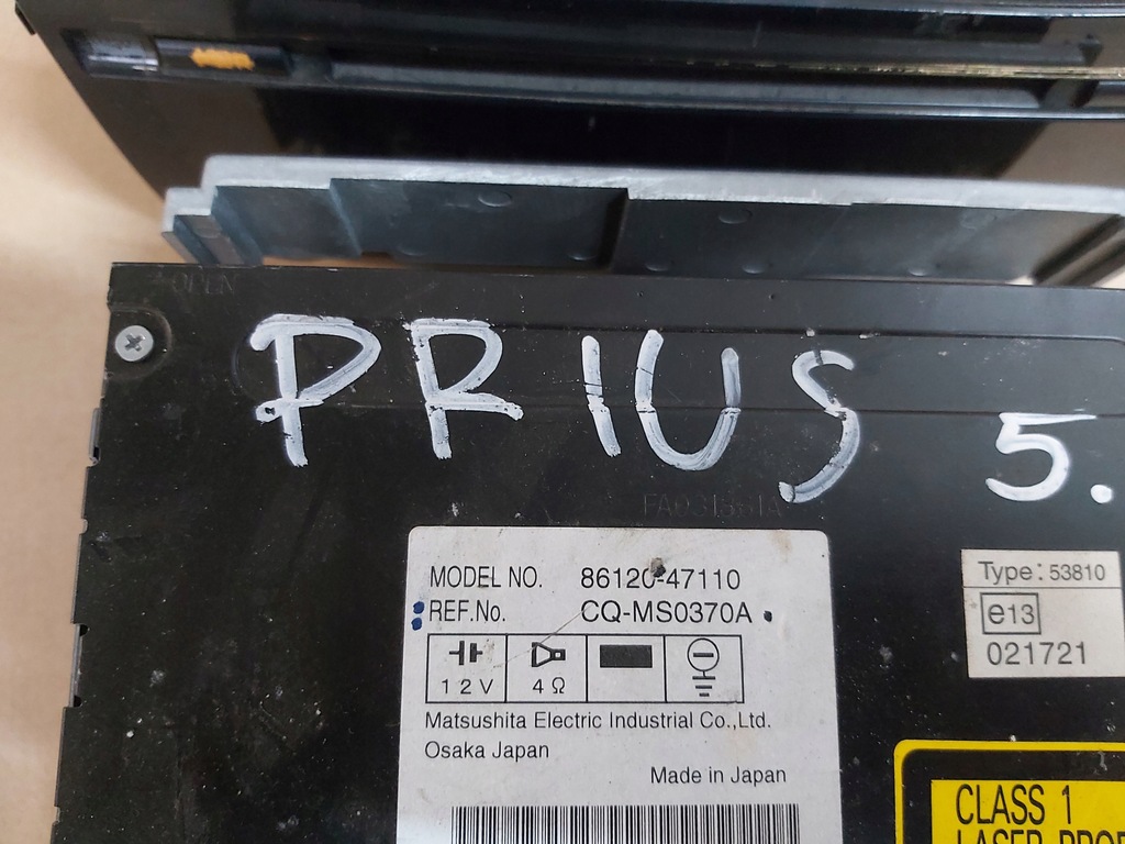 фото №6, Toyota prius ii радио cd 86120-47110
